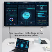 G104 4K Smart Same Screen Device 2.4G / 5G Wireless Display Dongle Adapter