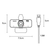 Yesido KM14 2K 4.0MP HD USB Webcam, Cable Length 1.5m