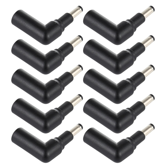 10 PCS 4.5 x 3.0mm Female to 4.8 x 1.7mm Male Plug Elbow Adapter Connector