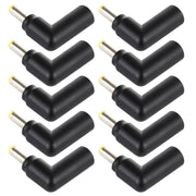 10 PCS 4.5 x 3.0mm Female to 4.0 x 1.7mm Male Plug Elbow Adapter Connector