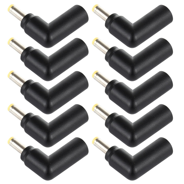 10 PCS 4.5 x 3.0mm Female to 4.0 x 1.7mm Male Plug Elbow Adapter Connector