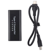 DC 5.5 x 2.1mm Power Jack Female to USB-C / Type C Female Power Connector Adapter with 30cm USB-C / Type C Cable