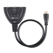 3 x 1 4K 60Hz YUV4:4:4 HDR HDMI Switcher with Pigtail HDMI Cable