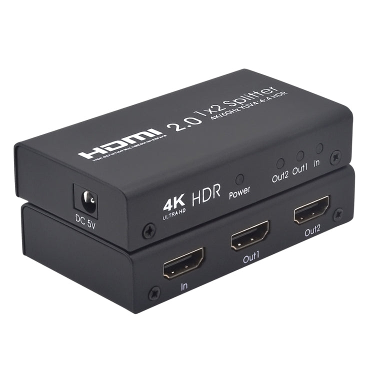 AYS-12V20 HDMI 2.0 1x2 4K Ultra HD Switch Splitter(Black)