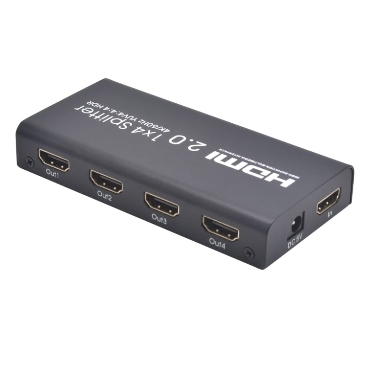 AYS-14V20 HDMI 2.0 1x4 4K Ultra HD Switch Splitter(Black)