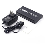 AYS-14V20 HDMI 2.0 1x4 4K Ultra HD Switch Splitter(Black)