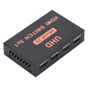 HDMI Switch 3 into 1 out 4Kx2K HD Video Switch, with Remote Control