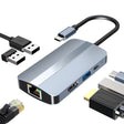 BYL-2203 6 in 1 USB-C / Type-C to USB Multifunctional Docking Station HUB Adapter - USB HUB by PMC TechLife | Online Shopping South Africa | PMC TechLife | Buy Now Pay Later Mobicred