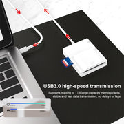 NK-3057H 4 in 1 USB-C/Type-C Multifunctional Card Reader