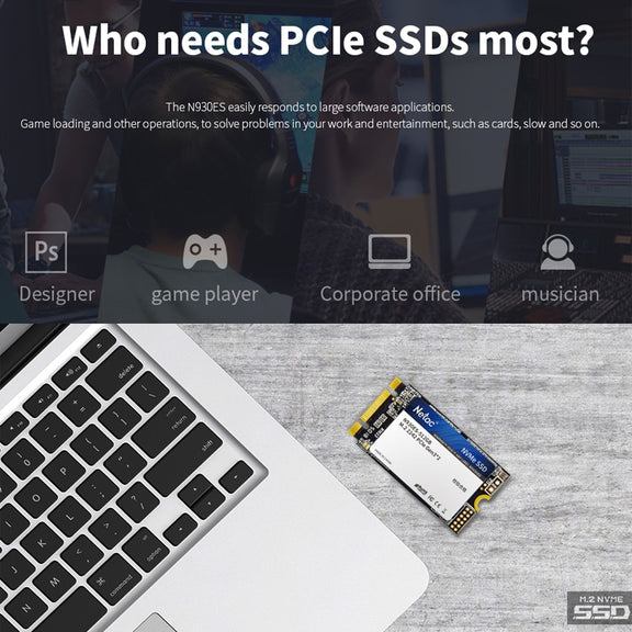 Netac N930ES 512GB M.2 2242 PCIe Gen3x2 Solid State Drive
