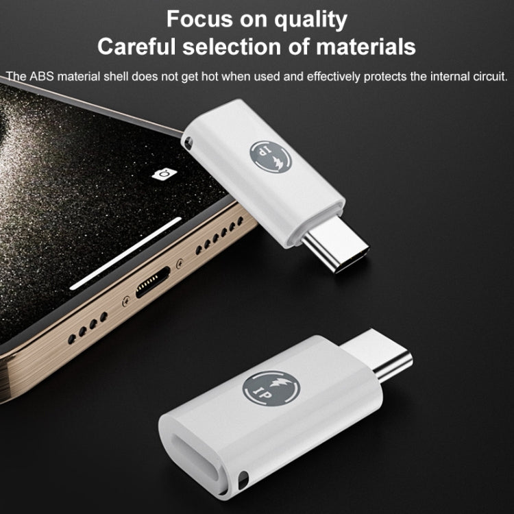 8 Pin Male to USB-C / Type-C Female ABS Charging Adapter