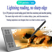 VEIKK A50 10x6 inch 5080 LPI Smart Touch Electronic Graphic Tablet, with Type-c Interface
