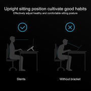 COOLCOLD U2S Portable Foldable Hollow Double Triangle Height Adjustable Aluminum Alloy Bracket for Laptop