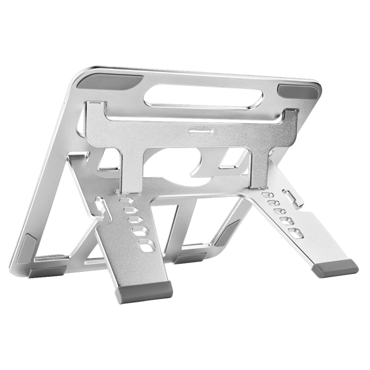 COOLCOLD U2S Portable Foldable Hollow Double Triangle Height Adjustable Aluminum Alloy Bracket for Laptop