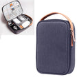Multi-function Headphone Charger Data Cable Storage Bag, Ultra Fiber Portable Power Pack, Size: L, 16.5x6x23.5cm(Blue) - Other by PMC TechLife | Online Shopping South Africa | PMC TechLife | Buy Now Pay Later Mobicred