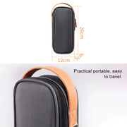 Multi-function Headphone Charger Data Cable Storage Bag, Ultra Fiber Portable Power Pack, Size: M, 16.5x6x23.5cm (Blue)