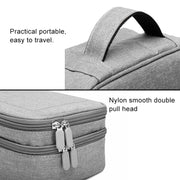Multi-function Headphone Charger Data Cable Storage Bag, Single Layer Storage Bag, Size: 23x16x7cm(Black)
