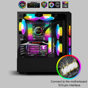 COOLMOON CM-GH2 5V ARGB GPU Holder (Black)