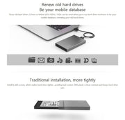ORICO 2518S3 USB3.0 External Hard Disk Box Storage Case for 7mm & 9.5mm 2.5 inch SATA HDD / SSD (Silver)