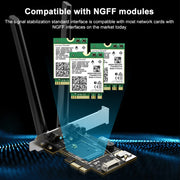 EDUP EP-9713 Remote Control Computer Switch Machine Network Card Bare Board