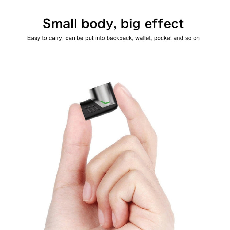 X20 100W PD USB-C / Type-C Female to USB-C / Type-C Elbow Magnetic Charging Adapter(Tarnish)