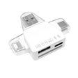 7 in 1 Card Reader USB + Type-C + 8 Pin + TF Card + SD Card + Earphone Adapter (White) -  by PMC TechLife | Online Shopping South Africa | PMC TechLife | Buy Now Pay Later Mobicred