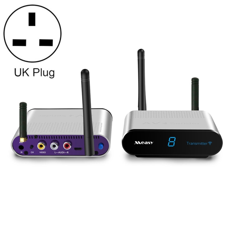 Measy AV230 2.4GHz Wireless Audio / Video Transmitter and Receiver with Infrared Return Function, Transmission Distance: 300m, UK Plug