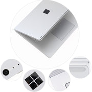 4 in 1 Notebook Shell Protective Film Sticker Set for Microsoft Surface Book 2 15 inch(Silver)