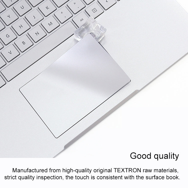 4 in 1 Notebook Shell Protective Film Sticker Set for Microsoft Surface Book 2 15 inch(Silver)