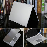 4 in 1 Notebook Shell Protective Film Sticker Set for Microsoft Surface Book 2 15 inch(Silver)