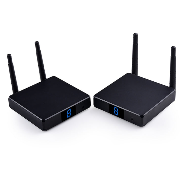 Measy FHD686-2 Full HD 1080P 3D 2.4GHz / 5.8GHz Wireless HD Multimedia Interface Extender 1 Transmitter + 2 Receiver, Transmission Distance: 200m(AU Plug)