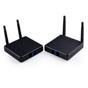 Measy FHD686-2 Full HD 1080P 3D 2.4GHz / 5.8GHz Wireless HD Multimedia Interface Extender 1 Transmitter + 2 Receiver, Transmission Distance: 200m(EU Plug)