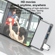 USB-C / Type-C to OTG 4 Port Type-C USB 3.0 USB 2.0 HUB Adapter