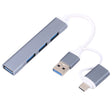 A-806 5 in 1 USB 3.0 and Type-C / USB-C to USB 3.0 HUB Adapter - Card Reader by PMC TechLife | Online Shopping South Africa | PMC TechLife | Buy Now Pay Later Mobicred