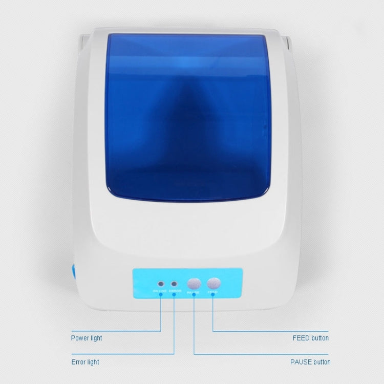 GPRINTER GP1324D Bluetooth USB Port Thermal Automatic Calibration Barcode Printer, Max Supported Thermal Paper Size: 104 x 2286mm