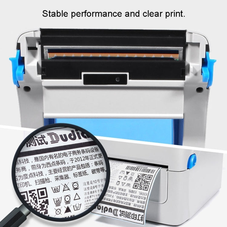 GPRINTER GP1324D Bluetooth USB Port Thermal Automatic Calibration Barcode Printer, Max Supported Thermal Paper Size: 104 x 2286mm