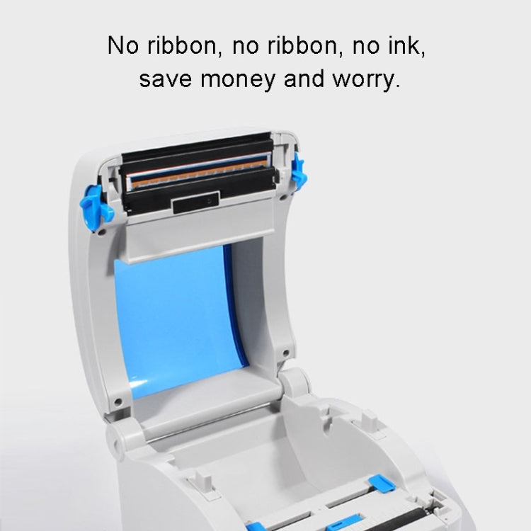 GPRINTER GP1324D Bluetooth USB Port Thermal Automatic Calibration Barcode Printer, Max Supported Thermal Paper Size: 104 x 2286mm