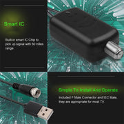 USB Connector Signal Booster Amplifier + IEC Converter Head