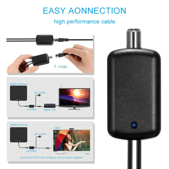 USB Connector Signal Booster Amplifier + IEC Converter Head