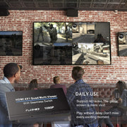 NEWKENG NK-C941 Full HD 1080P HDMI 4x1 Quad Multi-Viewer with Seamless Switch & Remote Control, EU Plug