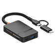 ADS-315 8 in 1 Type-C+8 Pin Multi-function Card Reader - U Disk & Card Reader by PMC TechLife | Online Shopping South Africa | PMC TechLife | Buy Now Pay Later Mobicred