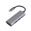 T-811 4 in 1 USB-C / Type-C to 3 USB 3.0 + USB-C / Type-C Ports HUB Docking Station - USB HUB by PMC TechLife | Online Shopping South Africa | PMC TechLife