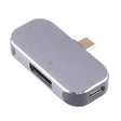 3 in 1 USB-C / Type-C Male to USB-C / Type-C Charging + USB + DP Female Adapter - Cable & Adapters by PMC Jewellery | Online Shopping South Africa | PMC Jewellery | Buy Now Pay Later Mobicred