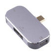 3 in 1 USB-C / Type-C Male to Dual USB-C / Type-C + DP Female Adapter - Cable & Adapters by PMC Jewellery | Online Shopping South Africa | PMC Jewellery | Buy Now Pay Later Mobicred