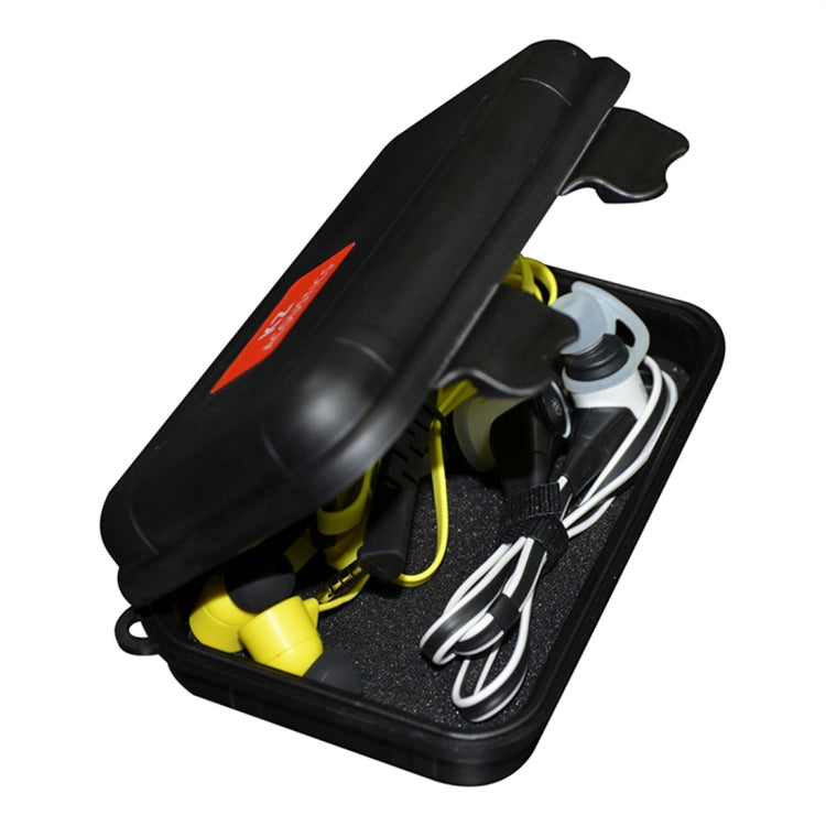 KZ Data Wire Charger Earphone Portable PP Material Receiving Case(Black)