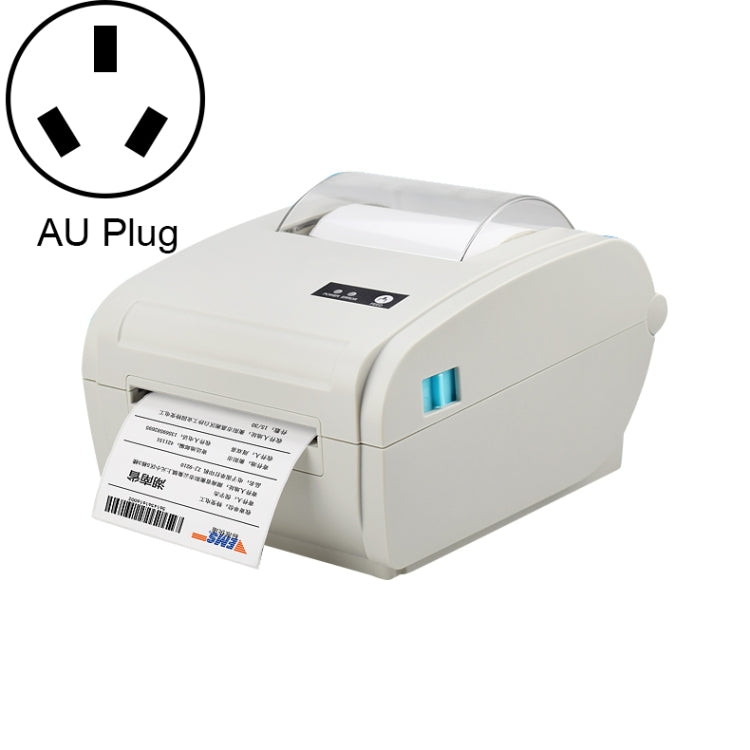 POS-9210 110mm USB POS Receipt Thermal Printer Express Delivery Barcode Label Printer, AU Plug(White)