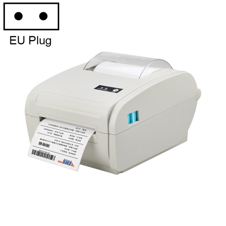 POS-9210 110mm USB POS Receipt Thermal Printer Express Delivery Barcode Label Printer, EU Plug(White)