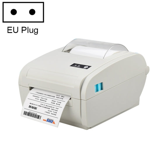 POS-9210 110mm USB POS Receipt Thermal Printer Express Delivery Barcode Label Printer, EU Plug(White)