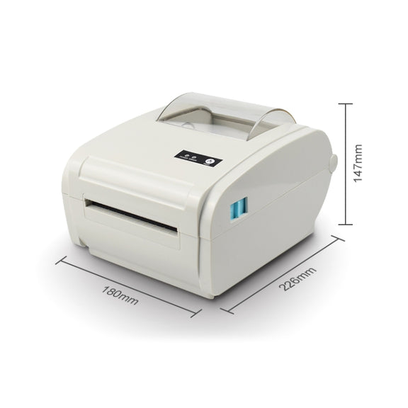 POS-9210 110mm USB +  Bluetooth POS Receipt Thermal Printer Express Delivery Barcode Label Printer, US Plug(White)