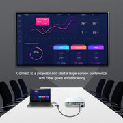 2 in 1 USB-C / Type-C to 2 x HDTV Ports HUB Adapter